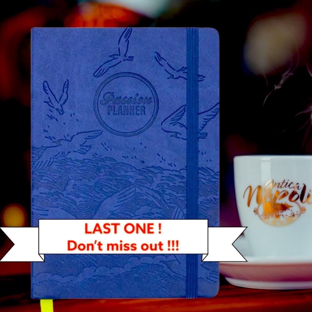 2021 Weekly PASSION PLANNER :Monday PACIFIC BLUE